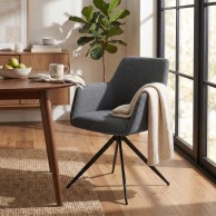 Valgomojo kėdė „Olema“ iš audinio