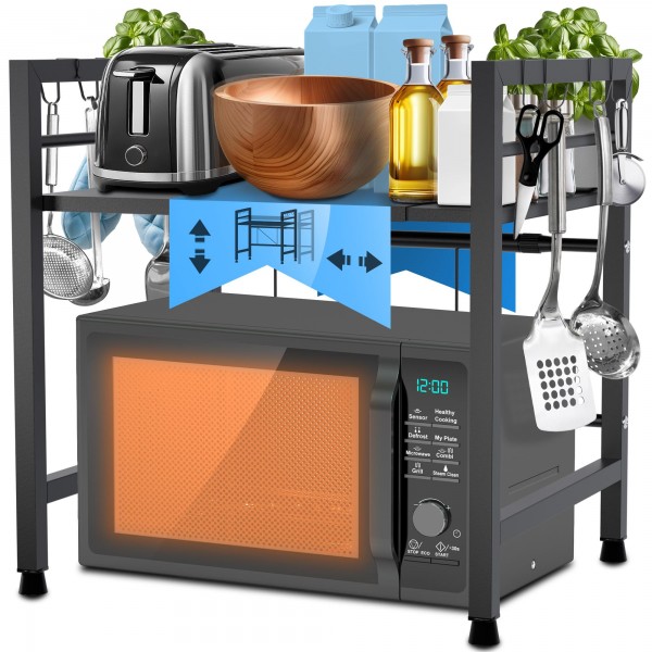 Mikrobangų krosnelės lentynos Marana 2 pakopos - PirkPatogiai.lt