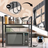 Mikrobangų krosnelės lentynos Marana 2 pakopos - PirkPatogiai.lt