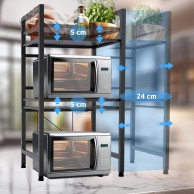 Mikrobangų krosnelės lentynos Marana, 3 lygiai - PirkPatogiai.lt