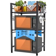 Mikrobangų krosnelės lentynos Marana, 3 lygiai - PirkPatogiai.lt