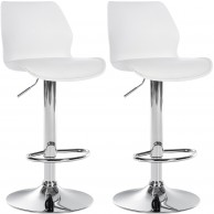 2 vnt. baro kėdžių rinkinys „Gilbert“ iš plastiko