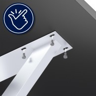 Stalo kojos Biloxi 100x100 cm - PirkPatogiai.lt