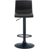 Baras kėdė Hover juoda, matinis juodas metalas