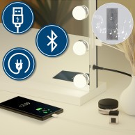 Norlina veidrodėlis su Bluetooth - PirkPatogiai.lt