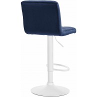 2 vnt. baro kėdžių rinkinys „Peru“ iš balto aksomo