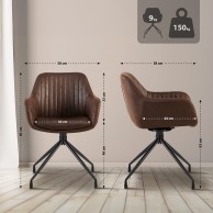 Valgomojo kėdė „Welby Vintage“
