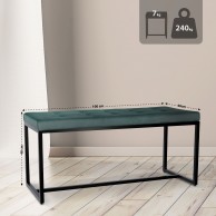 Sėdimoji sofa Barci B Velvet - PirkPatogiai.lt