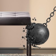 Sėdimoji kėdė Barci B dirbtinė oda - PirkPatogiai.lt
