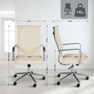 Biuro kėdė Canby dirbtinė oda