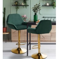 Baras kėdė Braga Gold Samt