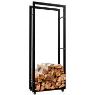 Kaminmedžių stovas Keri su ratukais 25x60x150 - PirkPatogiai.lt