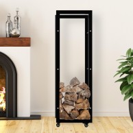 Kaminholzständer Keri su ratukais 25x40x125 - PirkPatogiai.lt