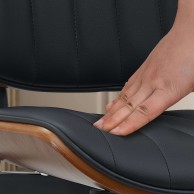 Lankytojų kėdė „Tiffin“ dirbtinė oda - PirkPatogiai.lt
