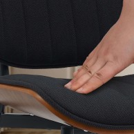 Lankytojų kėdė „Tiffin“ Audinys - PirkPatogiai.lt