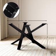 Stalo kojos Finney 120x70x72 - PirkPatogiai.lt