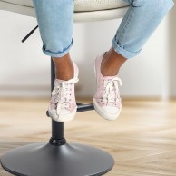 2 vnt. baro kėdžių rinkinys Damar audinys juodas