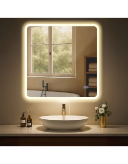 Vonios veidrodis Jericho 80x80 be Bluetooth