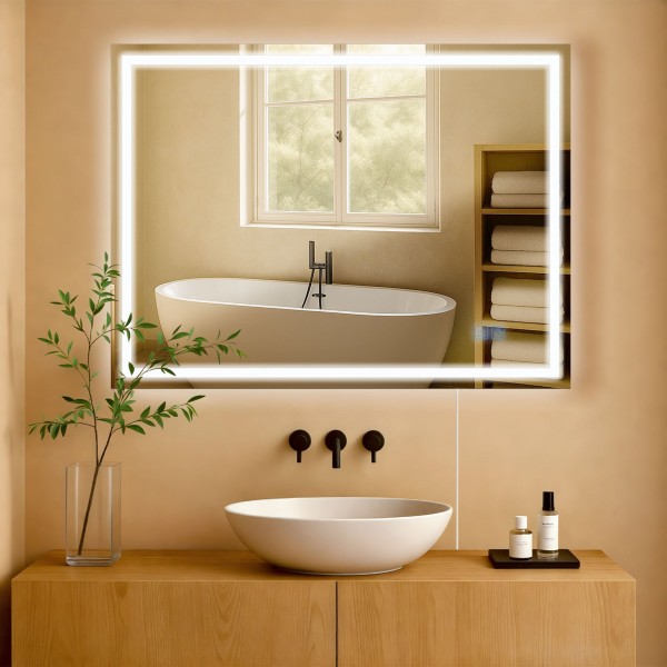 Vonios veidrodis Jaffrey 60x80 be Bluetooth - PirkPatogiai.lt