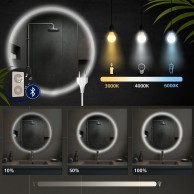 Vonios veidrodis Laconia 70 su „Bluetooth“ - PirkPatogiai.lt