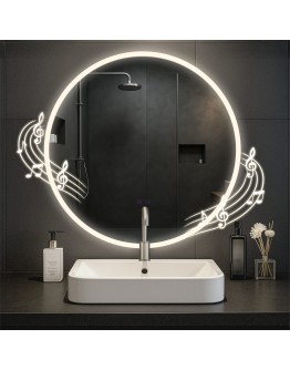 Vonios veidrodis Laconia 80 su „Bluetooth“