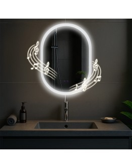 Vonios veidrodis Karishma 70x50 su „Bluetooth“