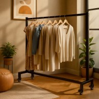 Drabužių stovas Gisborne 150x38x120 - PirkPatogiai.lt