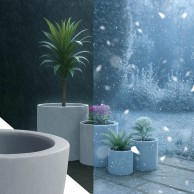 4 vnt. vazonų rinkinys 1 - PirkPatogiai.lt