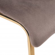 Baras kėdė Hoover Velvet 4-Fuß Gold