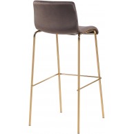 Baras kėdė Hoover Velvet 4-Fuß Gold