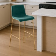 Baras kėdė Hoover Velvet 4-Fuß Gold
