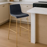 Baras kėdė Hoover Velvet 4-Fuß Gold