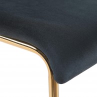 Baras kėdė Hoover Velvet 4-Fuß Gold