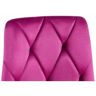 Valgomojo kėdė „Clairton“ iš aksomo