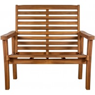 Atlošiamas tiko medžio suolas „Nicosia“ 120 cm - PirkPatogiai.lt
