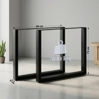 2x Ilkan stalo kojos, 90 cm - PirkPatogiai.lt