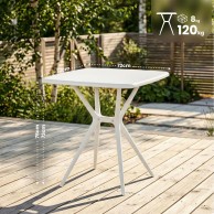 Stalas „Becky“, stačiakampis, 72 x 72 cm