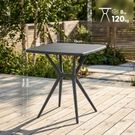 Stalas „Becky“, stačiakampis, 72 x 72 cm