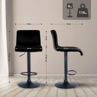Baras kėdė Hoover Samt B