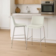 Baras kėdė Hoover Velvet 4-kojė Chromas