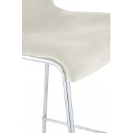 Baras kėdė Hoover Velvet 4-kojė Chromas