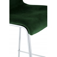 Baras kėdė Hoover Velvet 4-kojė Chromas