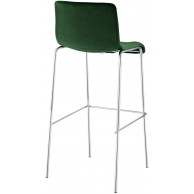 Baras kėdė Hoover Velvet 4-kojė Chromas