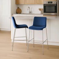 Baras kėdė Hoover Velvet 4-kojų chromas