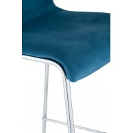 Baras kėdė Hoover Velvet 4-kojų chromas