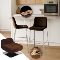 Baras kėdė Hoover Velvet 4-kojė Chromas
