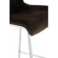 Baras kėdė Hoover Velvet 4-kojė Chromas