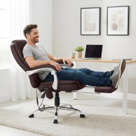 Biuro kėdė Rubia su masažo funkcija Dirbtinė oda
