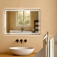 Vonios veidrodis Jaffrey 50x70 be Bluetooth - PirkPatogiai.lt