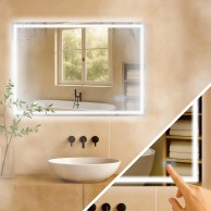 Vonios veidrodis Jaffrey 50x70 be Bluetooth - PirkPatogiai.lt